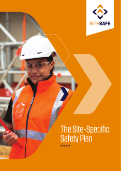 The Site-Specific Safety Plan