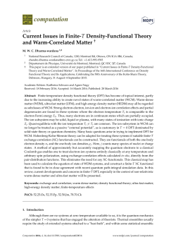 Current Issues in Finite-T Density-Functional Theory and