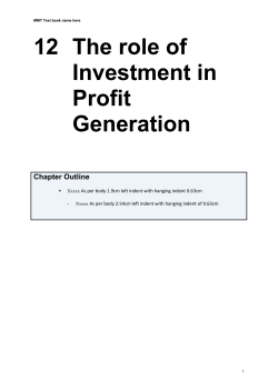 Investment and profits Posted on Friday, July 27, 2012 by bill