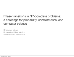 Phase transitions in NP-complete problems: a
