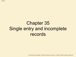 Frank Wood*s Business Accounting 1 Twelfth Edition