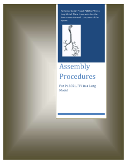 Assembly Procedures