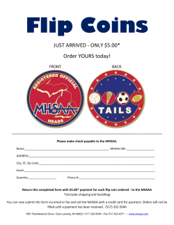 official mhsaa coin