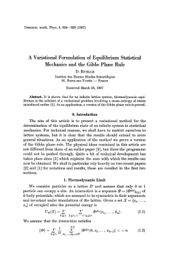 A variational formulation of equilibrium statistical mechanics