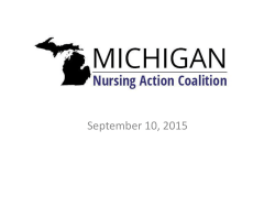 PowerPoint Presentation - The Michigan Center for Nursing