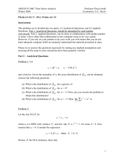 Problem Set 3 - Economics