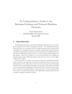 An undergraduate`s guide to the Hartman-Grobman and
