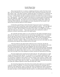 Handout-Growth Theory