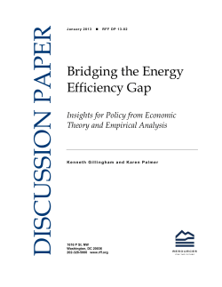 Bridging the Energy Efficiency Gap