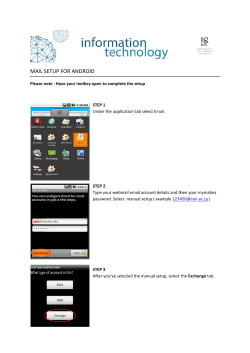 How to set up your Android for mail
