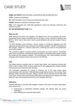 AHRI Case Study - Asia-Pacific Incentives and Meetings Expo