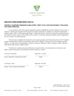 Print `n Play High Roller Bingo (21 16)