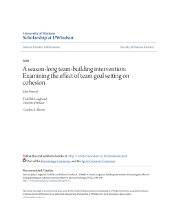 A season-long team-building intervention