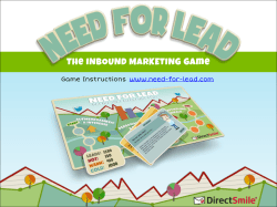 The INBOUND MARKETING Game