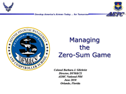 Develop America`s Airmen Today for Tomorrow AETC