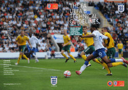 THE FA UEFA B TEcHnicAl GUidElinEs