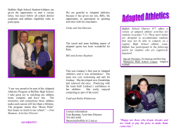 Adapted Athletics Brochure