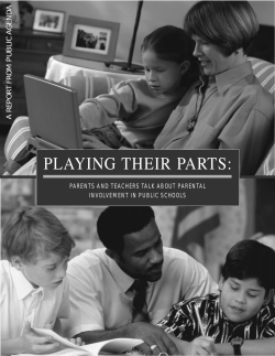 playing their parts