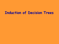 Induction of Decision Trees