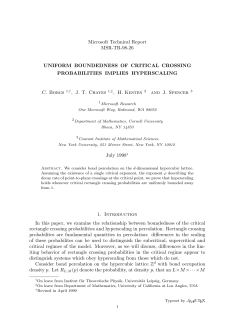 Microsoft Technical Report MSR-TR-98