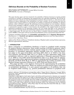 Olivious Bounds on the Probability of Boolean Functions