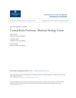 Coastal Kicks Footwear - Business Strategy Game