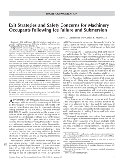 Exit Strategies and Safety Concerns for