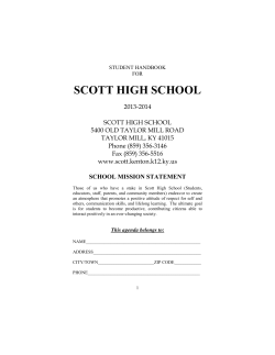 scott high school - The Kenton County School District