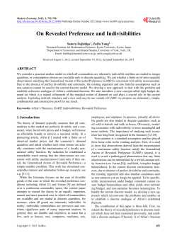 On Revealed Preference and Indivisibilities