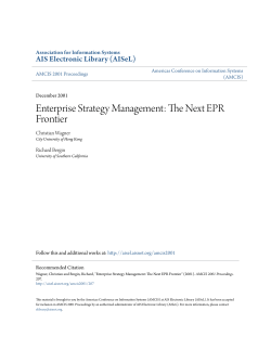 Enterprise Strategy Management: The Next EPR Frontier