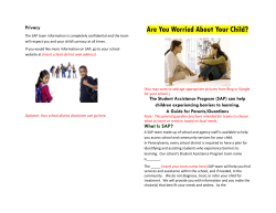 SAP Brochure - Student Assistance Program