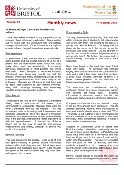 February - Gloucestershire Hospitals NHS FT