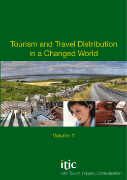 Tourism and Travel Distribution in a Changed World