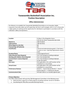 Toowoomba Basketball Association Inc.