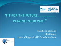 fit for the future.................. playing your part