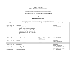 Lingaya`s University School of Computer science Department