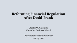 Are regulatory costs creating major distortions in the financial system?