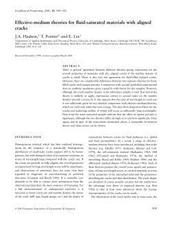 Effective-medium theories for fluid-saturated materials with aligned