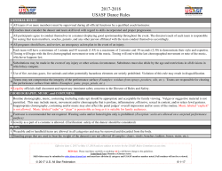 2017-2018 USASF Dance Rules
