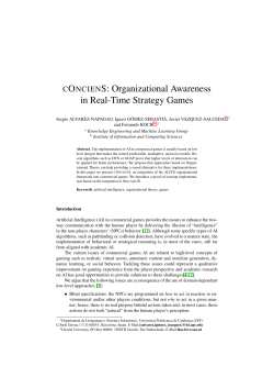 CONCIENS: Organizational Awareness in Real
