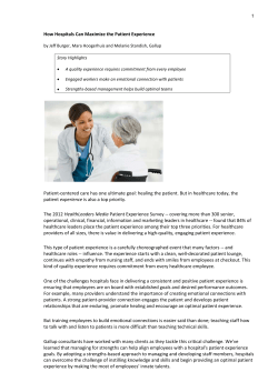 How Hospitals Can Maximize the Patient