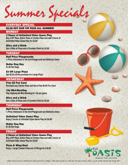 everyday special monday tuesday wednesday thursday friday