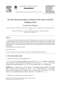 On the characterisation of honest times that avoid all stopping times