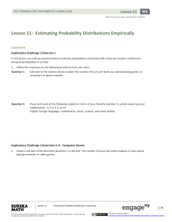 Precalculus Module 5, Topic B, Lesson 11: Student