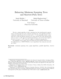 Balancing Minimum Spanning Trees and Shortest