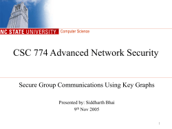 Secure Key Communications Using Key Graphs