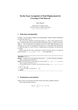 On the Exact Asymptotic of Total Displacement for Covering a Unit