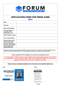 Application Form