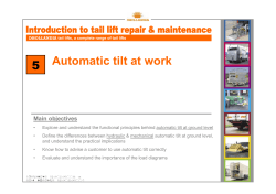 Automatic tilt at work 5
