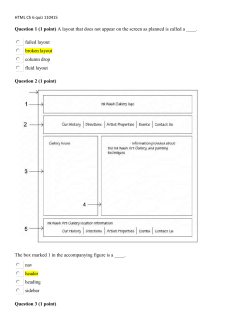 HTML Ch 6 quiz 110415